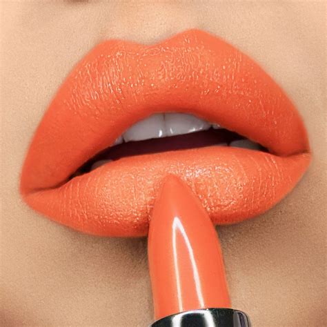 orange coral lipstick.